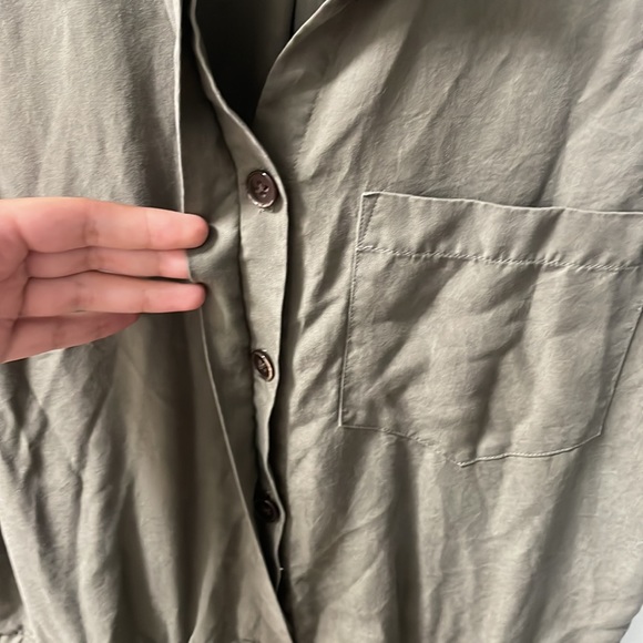 ATM Sleeveless Romper - Dusty Olive - Picture 4 of 6